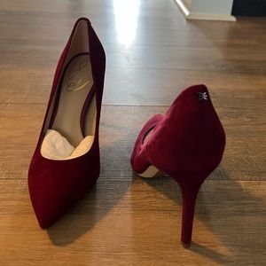 BRAND NEW Sam Edelman red heels!!